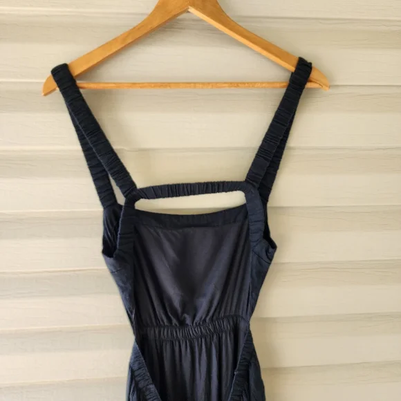 Abercrombie and Fitch black linen blend dress - Picture 7 of 13